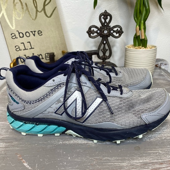 New Balance 610v5 trail running shoe sneakers Gray nSilver 8B - Picture 4 of 12
